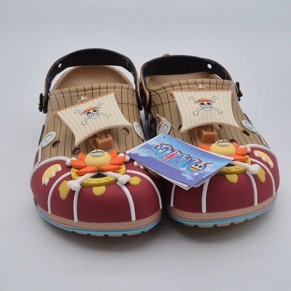 Crocs Classic Clogs One Piece The Thousand Sunny Men's Size 12 Shoes Causal - Picture 6 of 14